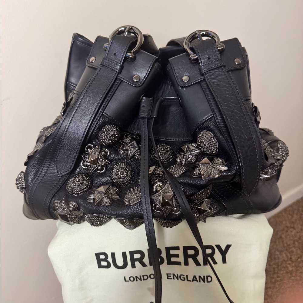 Burberry Black Prorsum Studded Bag